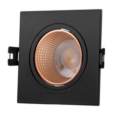 Точечный светильник с арматурой чёрного цвета DENKIRS DK3071-BBR