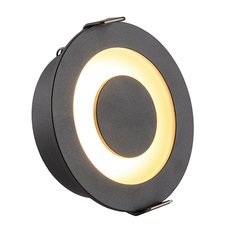 Точечный светильник с металлическими плафонами чёрного цвета DENKIRS DK2500-BK
