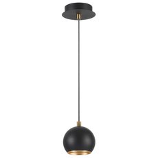 Светильник с арматурой чёрного цвета, металлическими плафонами Lumion 3635/1