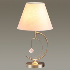 Настольная лампа с текстильными плафонами белого цвета Lumion 4469/1T