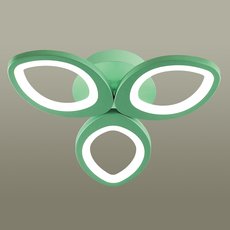 Люстра с металлическими плафонами зелёного цвета Lumion 4576/60CL
