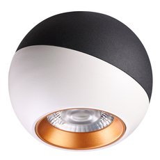 Точечный светильник с арматурой чёрного цвета Novotech 358156