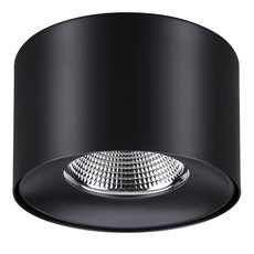 Точечный светильник с арматурой чёрного цвета Novotech 358476