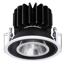 Точечный светильник с арматурой белого цвета, металлическими плафонами Novotech 358514