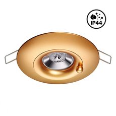 Точечный светильник с арматурой золотого цвета, металлическими плафонами Novotech 370791
