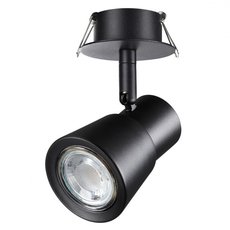 Точечный светильник с арматурой чёрного цвета Novotech 370930