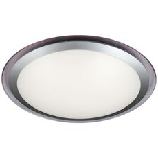Светильник с арматурой никеля цвета, плафонами белого цвета Omnilux OML-47107-60