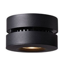 Точечный светильник с металлическими плафонами чёрного цвета Omnilux OML-101919-12
