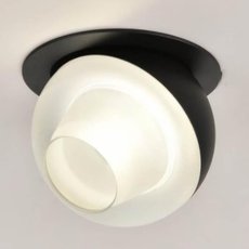 Точечный светильник с арматурой чёрного цвета Omnilux OML-103019-08