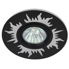 Точечный светильник с арматурой чёрного цвета ЭРА DK LD30 BK