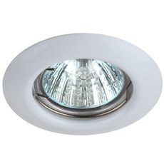 Точечный светильник с арматурой белого цвета, металлическими плафонами ЭРА ST3 WH