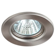 Точечный светильник с арматурой никеля цвета, металлическими плафонами ЭРА ST1 SN