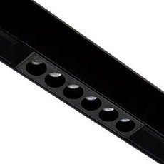 Шинная система с металлическими плафонами чёрного цвета ЭРА TRM20-3-11-6W4K-B