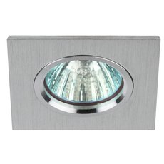Точечный светильник с арматурой серебряного цвета, металлическими плафонами ЭРА KL57 SL