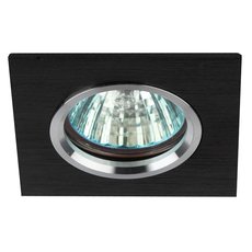 Точечный светильник с арматурой чёрного цвета ЭРА KL57 SL/BK