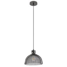 Светильник с арматурой чёрного цвета, металлическими плафонами ЭРА PL6 BK