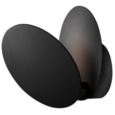 Бра с арматурой чёрного цвета, металлическими плафонами iLedex X089105 BK