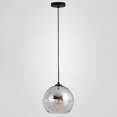 Светильник с арматурой чёрного цвета, плафонами прозрачного цвета Moderli V1690-1P