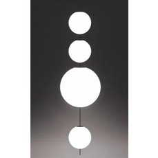 Светильник с арматурой чёрного цвета, стеклянными плафонами iLedex 10678P/4-20W-3000K BK-WH