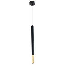 Светильник с арматурой чёрного цвета, металлическими плафонами Moderli V2340-PL