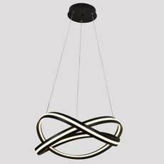 Светильник с металлическими плафонами чёрного цвета Moderli V2895-PL
