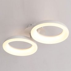 Светильник с металлическими плафонами белого цвета Moderli V2460-CL