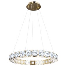 Светильник с хрустальными плафонами прозрачного цвета Loft IT 10204/600 Gold