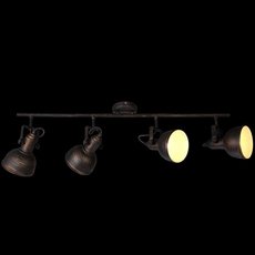 Спот с плафонами коричневого цвета Arte Lamp A5215PL-4BR