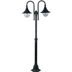 Светильник для уличного освещения с плафонами прозрачного цвета Arte Lamp A1086PA-2BG