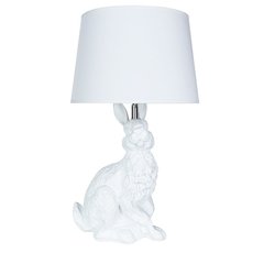 Настольная лампа с арматурой белого цвета, плафонами белого цвета Arte Lamp A4015LT-1WH