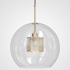 Светильник с стеклянными плафонами прозрачного цвета Imperium Loft 186707-26