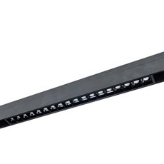 Шинная система с металлическими плафонами чёрного цвета Arte Lamp A4635PL-1BK