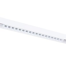 Шинная система с арматурой белого цвета, плафонами белого цвета Arte Lamp A4645PL-1WH