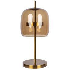 Настольная лампа с арматурой золотого цвета, стеклянными плафонами Loft IT 10040T