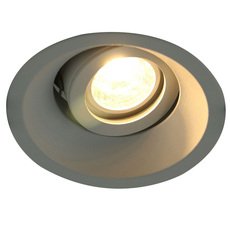 Точечный светильник с арматурой белого цвета, металлическими плафонами Arte Lamp A6668PL-1WH