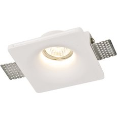 Точечный светильник с гипсовыми плафонами белого цвета Arte Lamp A9110PL-1WH