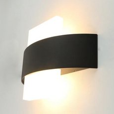 Светильник для уличного освещения с арматурой чёрного цвета, пластиковыми плафонами Arte Lamp A1444AP-1BK
