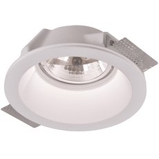 Точечный светильник с гипсовыми плафонами белого цвета Arte Lamp A9270PL-1WH