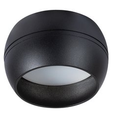 Точечный светильник с металлическими плафонами чёрного цвета Arte Lamp A5551PL-1BK