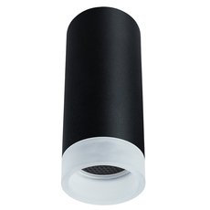 Точечный светильник с арматурой чёрного цвета, металлическими плафонами Arte Lamp A5556PL-1BK