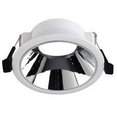 Точечный светильник с арматурой белого цвета, металлическими плафонами Crystal lux CLT 052C WH-CH