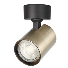 Точечный светильник с металлическими плафонами Crystal lux CLT 017CW1R BL-BZ