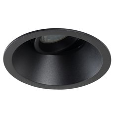 Точечный светильник с арматурой чёрного цвета, плафонами чёрного цвета Crystal lux CLT 008C1 BL