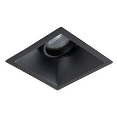 Точечный светильник с арматурой чёрного цвета Crystal lux CLT 009C1 BL