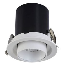 Точечный светильник с арматурой белого цвета, плафонами белого цвета Crystal lux CLT 042C110 WH
