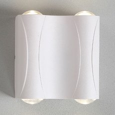Светильник для уличного освещения с арматурой белого цвета, плафонами белого цвета Crystal lux CLT 022W2 WH 4000K