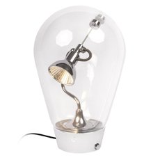 Настольная лампа с арматурой хрома цвета, стеклянными плафонами Loft IT 10295