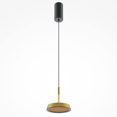 Светильник с арматурой чёрного цвета, плафонами золотого цвета Maytoni MOD041PL-L15G3K