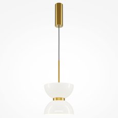 Светильник с арматурой золотого цвета, стеклянными плафонами Maytoni MOD178PL-L11G3K