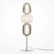 Настольная лампа с стеклянными плафонами белого цвета Maytoni MOD267TL-L28CH3K